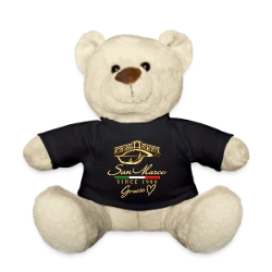 Heller Teddy mit schwarzem San-Marco-Shirt
